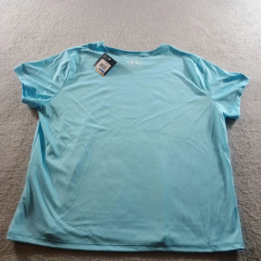 Under Armour Kids Graphic Tee Blue Youth XL Short Sleeve Loose Fit Shirt